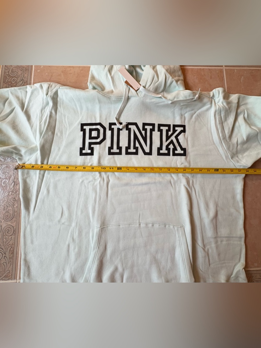 Victoria Secret PINK Campus Fleece Hoodie Sweatshirt XXL NWT - Picture 3 of 7